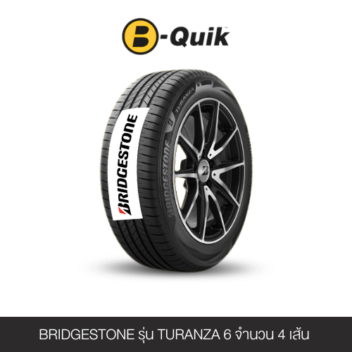 ยางรถยนต์ BRIDGESTONE รุ่น TURANZA 6 ขนาด 215/55R16 จำนวน 4 เส้น_0